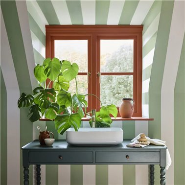 Broad Stripe Pea Green...