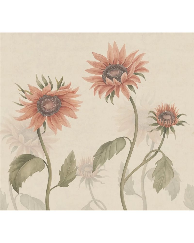 Sunflowers Peach S10528 Sunflowers Peach S10528