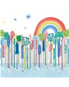 Rainbow Forest Wall Mural W65201