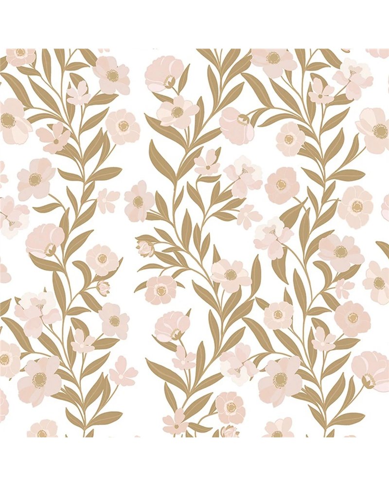 H0778 Guirlandes de Fleurs Beige H0778 Guirlandes de Fleurs Beige