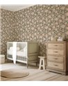 FormatFactoryH0780 Eleonore Behang Flowers Dark Green