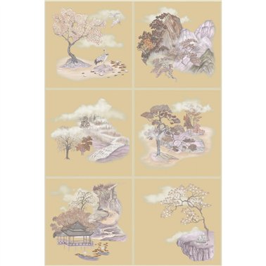 Tile Toile - Gilded Autumnal 126-10038