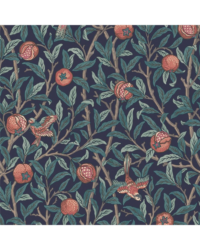 Bird & Pomegranate Navy Blue 124259 Bird & Pomegranate Navy Blue 124259