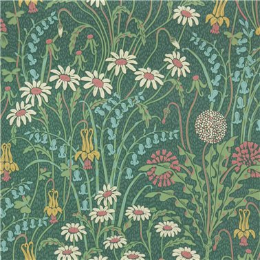 Flower Meadow Forest Green 2412-178-02