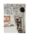 BLACK E FLORAL BRANQUEADO