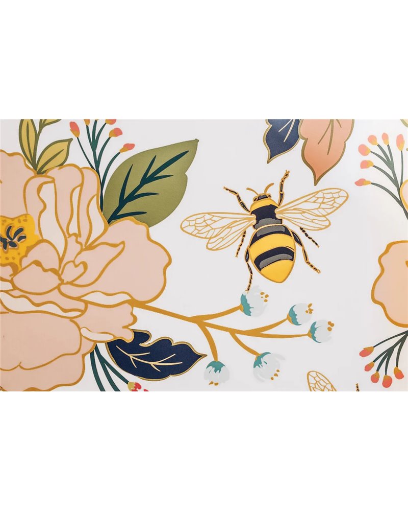 Flower & Honey Bee