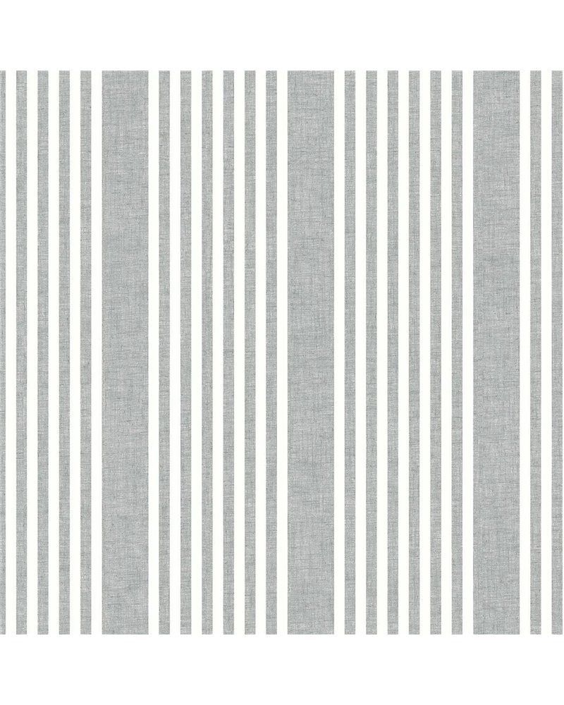 French Linen Stripe  Charcoal SR1586MH
