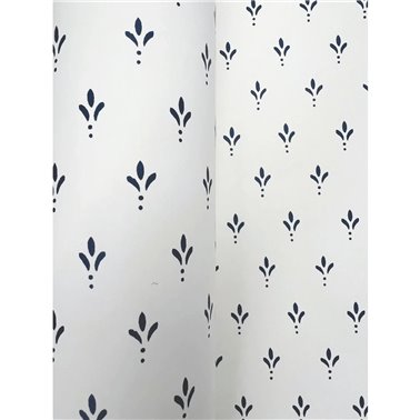 Charm Navy On White MF4772
