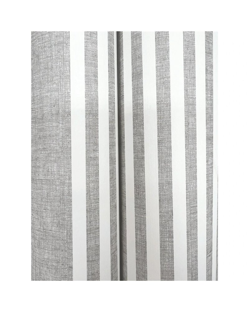 French Linen Stripe  Charcoal SR1586MH