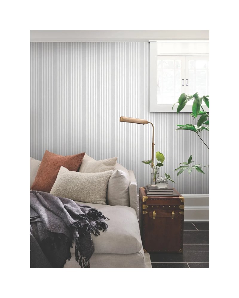 French Linen Stripe Artic Gray SR1582MH