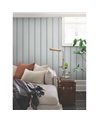 French Linen Stripe Navy MF4768