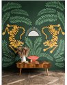 Tigers & Plants Green MISP1398