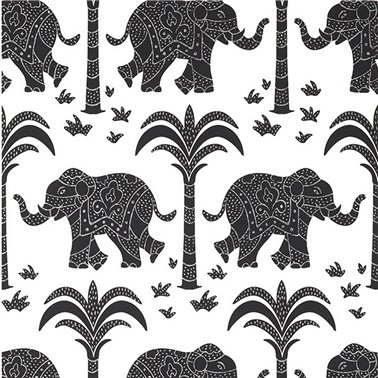 Elephant Black T16202