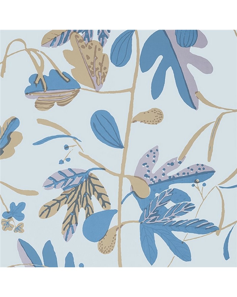 Matisse Leaf Lavender and Blue T16210 Matisse Leaf Lavender and Blue T16210