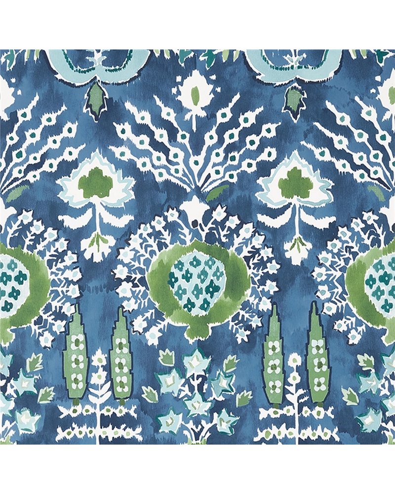 Mendoza Suzani Blue and Green On Navy T16241 Mendoza Suzani Blue and Green On Navy T16241