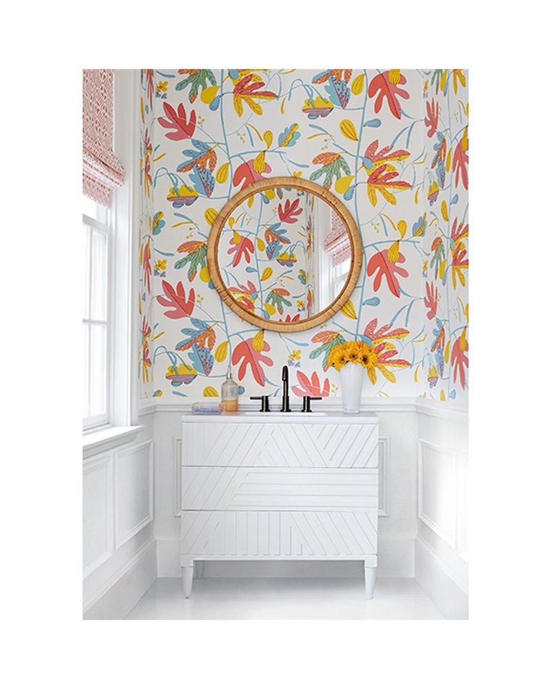 Matisse Leaf Blue and White T16211