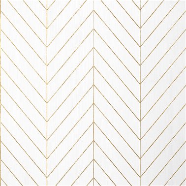 Land Bridge White and Metallic Gold T41005