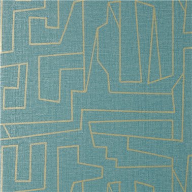 Matrix Metallic Gold and Teal T41032
