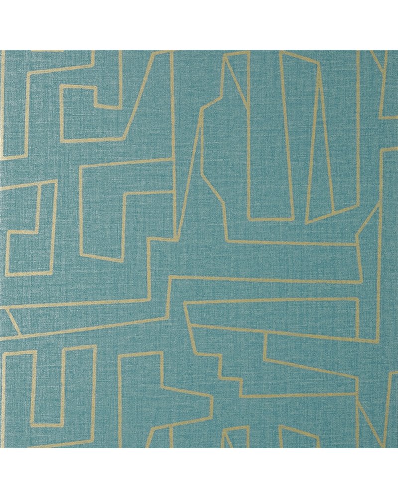 Matrix Metallic Gold and Teal T41032