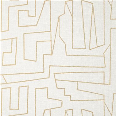 Matrix Metallic Gold On Beige T41029