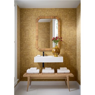 Bamboo Mosaic Soft Blue T41020