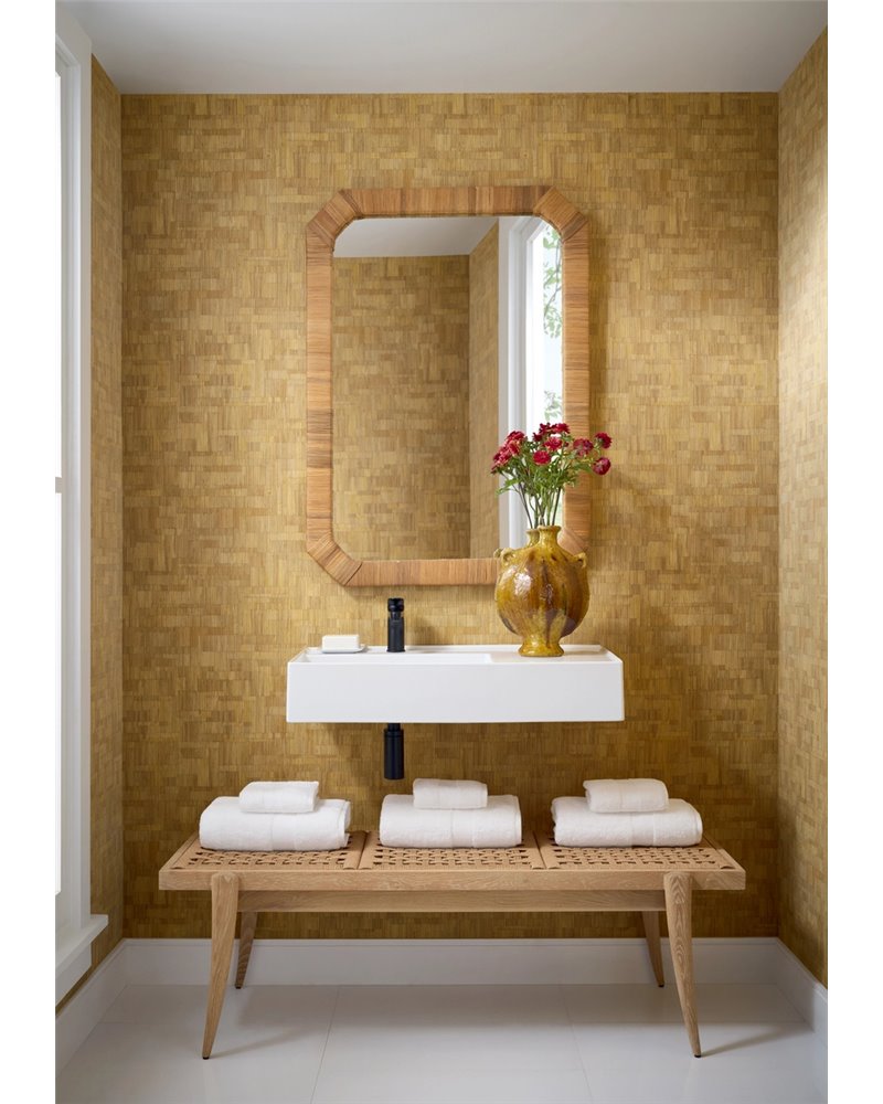 Bamboo Mosaic Soft Blue T41020