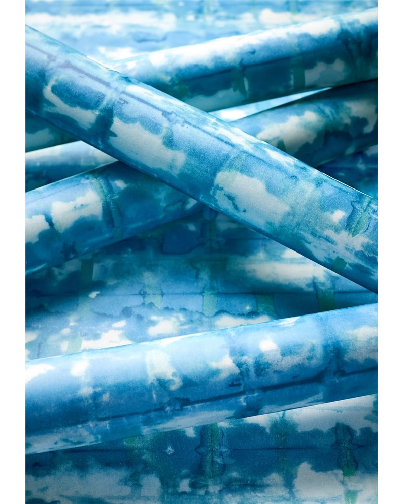 Illusion Teal and Green T41040