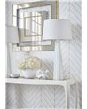 Land Bridge White and Metallic Gold T41005