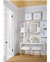 Land Bridge White and Metallic Gold T41005