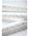 Land Bridge White and Metallic Gold T41005