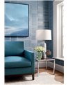 Wood Panel Cadet and Metallic Pewter T41004