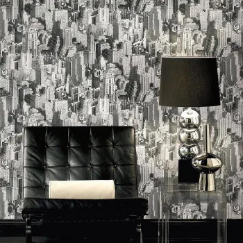City self-adhesive wallpaper