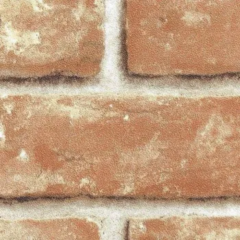 Self-adhesive wallpaper brick effect