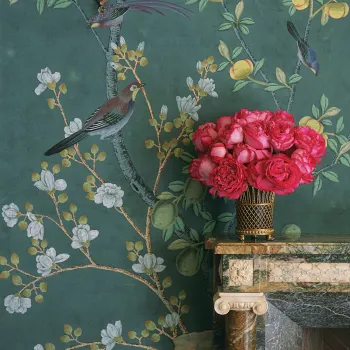 Jardinieres & Citrus Trees (Chinoiserie Collection) - De Gournay