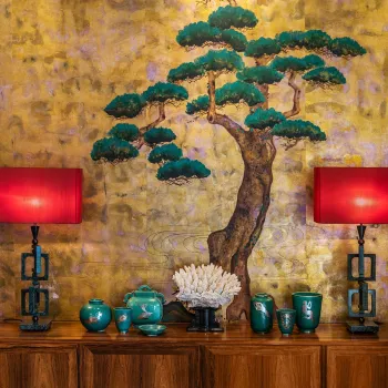 Pine Trees (Japanese & Korean Collection) - Murais De Gournay